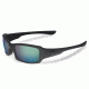 Oakley SI Fives Squared Sunglasses,Matte Black Frame,Rectangle Prizm Maritime Lens OO9238-15