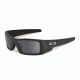 Oakley SI Gascan Sunglasses,Colbalt Frame,Rectangle Black Iridium Lens 53-113