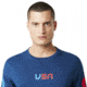 Oakley SI Usa Star Ls Tee - Mens, Dark Blue, 3XL, 457567-609-XXXL