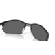 Oakley SI Wiretap 2.0 Sunglasses, Satin Black Frame, Prizm Black Lens, OO4145-0860