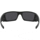 Oakley Standard Issue Fuel Cell Thin Red Line Sunglasses, Matte Black w/Black Iridium, OO9096-I060