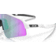 Oakley Sutro Lite Sweep Sunglasses, Matte White Frame, Prizm Road Jade Lens, 39, OO9465-946504-39