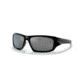 Oakley Valve Sunglasses, Polished Black Frame, Black Iridium Polarized Lens, 12-837