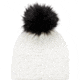 Obermeyer NYC FF Pom Beanie - Womens, White, One Size, 18081-16010-ONE SIZE