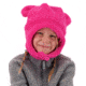 Obermeyer Ted Fur Hat, Pink Pwr, 5-8, 78030-20057-5-8