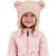 Obermeyer Ted Fur Hat, Pink Sand, 5-8, 78030-21050-5-8