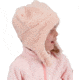 Obermeyer Ted Fur Hat, Pink Sand, 5-8, 78030-21050-5-8