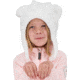 Obermeyer Ted Fur Hat, White, 5-8, 78030-16010-5-8