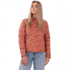 Obermeyer Willa Down Shirt - Women's, Extra Large, Rosewood Meadow, 14062-22147-XL