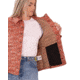 Obermeyer Willa Down Shirt - Women's, Extra Large, Rosewood Meadow, 14062-22147-XL