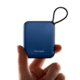 Ocoopa UT5 Nano Rechargeable Hand Warmer, Blue on Black, UT3042-BU-BK