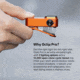 Olight Oclip Pro 600 Lumens Rechargeable Orange