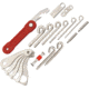 OMEGAKEY On-The-Road Multi-Tool Red, Red, Composition Handle OMG04R