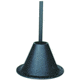 On Time Wildlife Feeders Aluminum Mounting Funnel, Black 00101