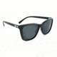 One Diva Rose Sunglasses - Women's, Shiny Black and Silver, 22062