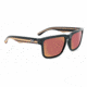 One Mashup Sunglasses, Black w/ Wood Temple, 22033