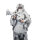 OPMOD Ghillie Suit Snow Camo, M/L -  Chest 42-48&quot;, Waist 32-38&quot; SV_OPMOD_GGHST_SNOW_001