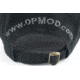 OpMod Hat Black Logo Stiching Detail