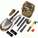 OPMOD Survival Series 20-in-1 Emergency Shovel Flashlight,Charcoal Grey DJSV-OS
