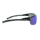 Optic Nerve Tach Sunglasses, Shiny Black w/Grey Frame, Lens 2 Sets- Grey w/Blue Mirror, Copper 21804