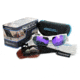Optic Nerve Tach Sunglasses, Shiny white with Grey, 17058