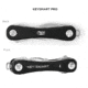 OpticsPlanet Exclusive KeySmart Pro w/Tile Smart LocationKey Holder, Custom, Black, KS411-C-OP-BLK