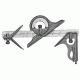 Mitutoyo America 300mm X 12in Combinationsquare 504-180-907, Unit PK