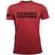 Oscar Mike OM Logo Tee - Mens T-Shirts, Heather Red, XL, M-OM-HTRRED-01-0296-XL