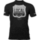Oscar Mike Support Local Tee - Mens T-Shirts, Black, S, M-OM-BLACK-01-0217-S