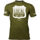 Oscar Mike Support Local Tee - Mens T-Shirts, Olive, 3XL, M-OM-ODG-01-0165-XXXL