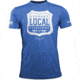 Oscar Mike Support Local Tee - Mens T-Shirts, Vintage Blue, S, M-OM-HTRBLU-01-0219-S