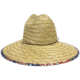 Outdoor Cap Natural Straw Stars &amp; Stripes Brim One Size Fits Most, STW-500