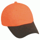 Outdoor Cap Waxed Cotton Hat, Blaze Orange/Brown One Size 553IS