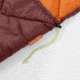 Outdoor Products 40F Extra Large Sleeping Bag w/ Pillow, Orange/Maroon, 50034