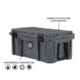 Overland Vehicle Systems D.B.S. Dry Box w/ Wheels, Drain and Bottle Opener, Dark Grey, 95 QT, 40100011
