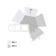 Overland Vehicle Systems Nomadic 270 LT Awning Wall 1 Passenger Side, Grey, 18229909
