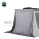 Overland Vehicle Systems Nomadic 270 LT Awning Wall 3 / 4 Passenger Side, 18359909