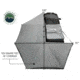 Overland Vehicle Systems Nomadic Awning 270 Cover, Driver Side, Dark Gray/Black, 240 x 157 x 88.5 in, 19519907