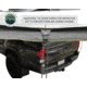 Overland Vehicle Systems Nomadic Awning 270 Cover, Passenger Side, Dark Gray/Black, 240 x 157 x 88.5 in, 19529907