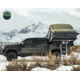 Overland Vehicle Systems Nomadic Extended Roof Top Tent w/ Green Rain Fly and Black Cover - 3+ Person, 4 Season, Dark Gray/Green, 18139936