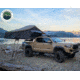 Overland Vehicle Systems Nomadic Extended Roof Top Tent w/ Green Rain Fly and Black Cover - 3+ Person, 4 Season, Dark Gray/Green, 18139936