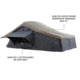 Overland Vehicle Systems Nomadic Extended Roof Top Tent w/ Green Rain Fly and Black Cover - 3+ Person, 4 Season, Dark Gray/Green, 18139936