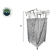 Overland Vehicle Systems Nomadic Quick Deploying Car Side Shower Room, Dark Gray, 18199909