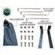 Overland Vehicle Systems Nomadic Quick Deploying Car Side Shower Room, Dark Gray, 18199909