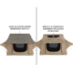 Overland Vehicle Systems TMBK Roof Top Tent w/ Rain Fly - 3+ Persons, 4 Season, Tan/Green, 18119933