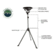 Overland Vehicle Systems Wild Land Camping Gear, UFO Solar Light, Light Pods, Speaker, 15049901