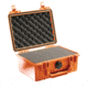 Pelican 1150 Small Protector Case, Crushproof 8.49x5.99x3.75in Dry Box w/Foam, Orange, 1150-000-150