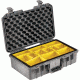Pelican 1485 Air Protector Case, with Divider, Silver, 014850-0040-180