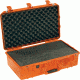 Pelican 1555 Air Protector Case, with Foam, Orange, 015550-0000-150