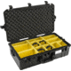 Pelican 1605 Air Protector Case w/Padded Dividers, Black 016050-0040-110